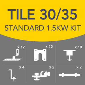 Antai - 6 Panels Tile Kit G2 [Black] 30/35mm No Rails No cable clips